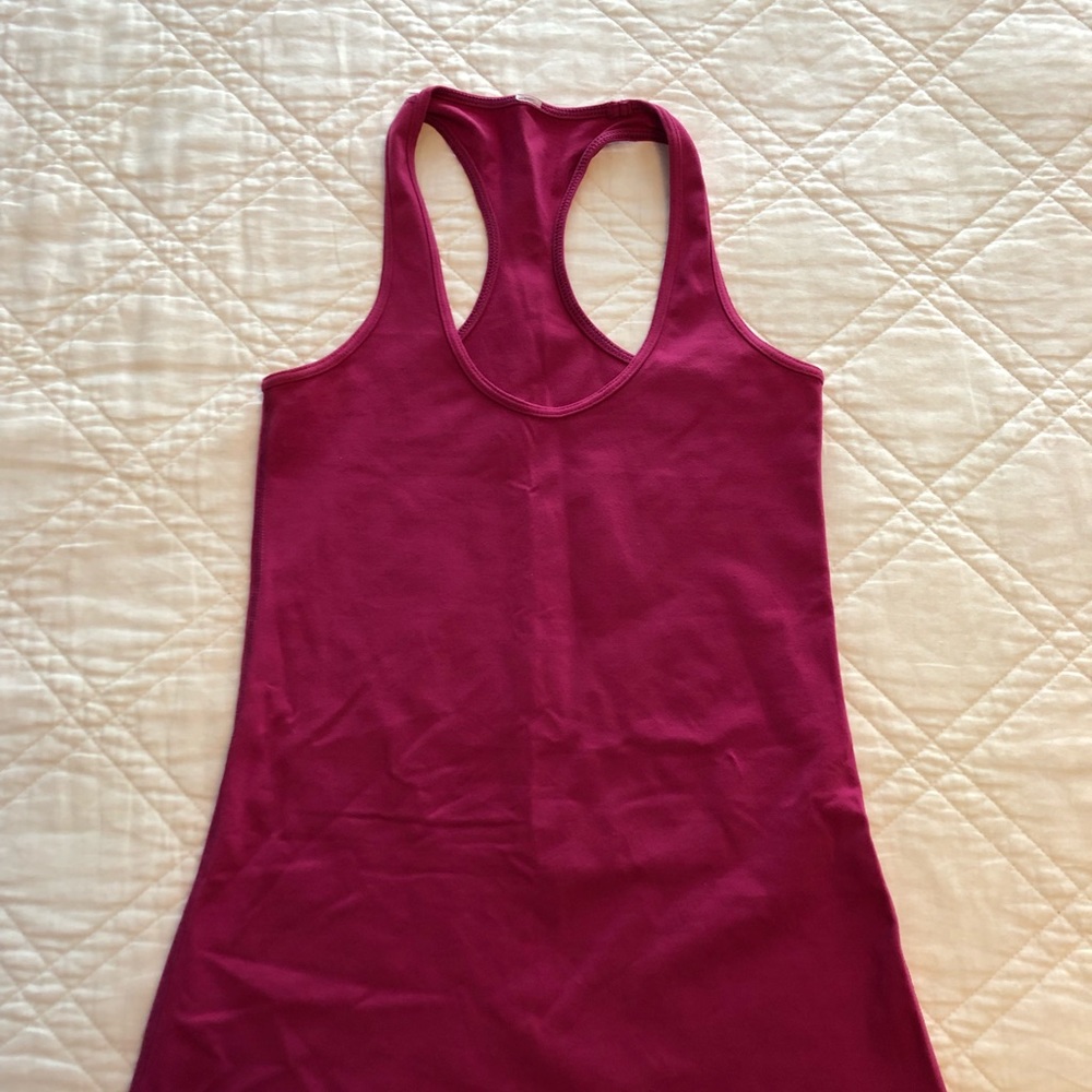 Lulu lemon pink workout tank